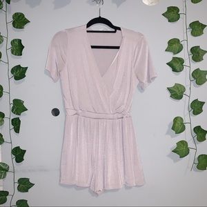 Lavender Pink Flowy Romper